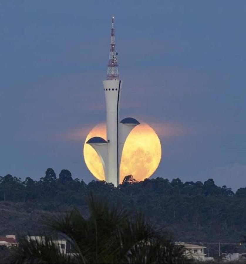 Flat No Life Com Espetacular Vista Do Lago Brasilia Exterior foto